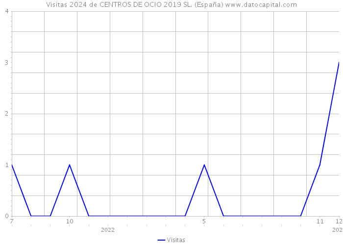 Visitas 2024 de CENTROS DE OCIO 2019 SL. (España) 