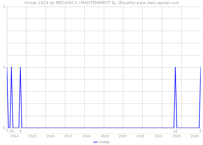 Visitas 2024 de MECANICA I MANTENIMENT SL. (España) 