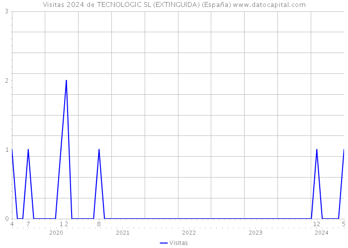 Visitas 2024 de TECNOLOGIC SL (EXTINGUIDA) (España) 