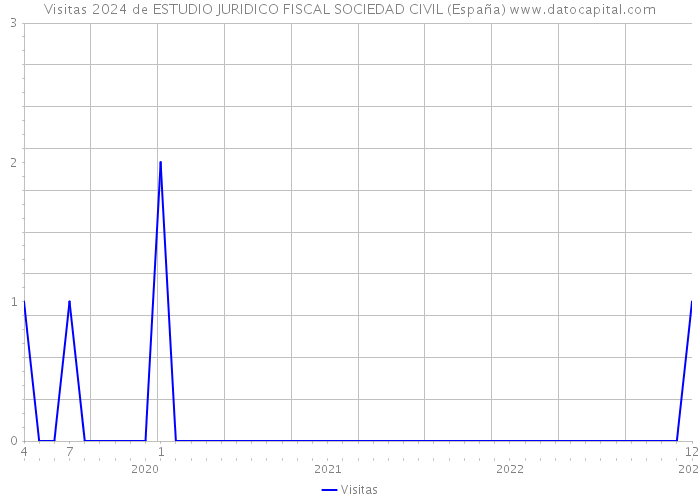 Visitas 2024 de ESTUDIO JURIDICO FISCAL SOCIEDAD CIVIL (España) 