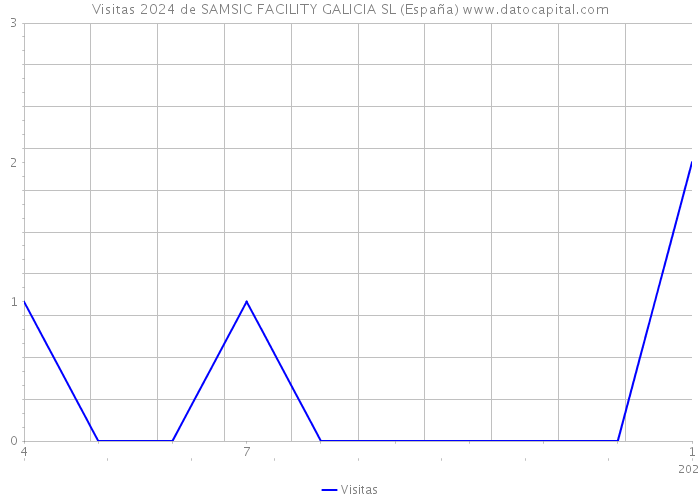 Visitas 2024 de SAMSIC FACILITY GALICIA SL (España) 