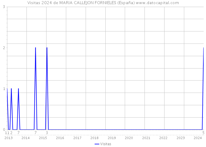 Visitas 2024 de MARIA CALLEJON FORNIELES (España) 