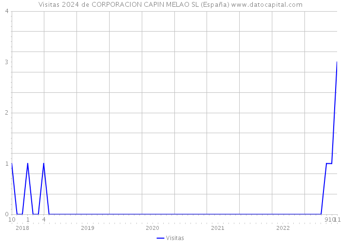 Visitas 2024 de CORPORACION CAPIN MELAO SL (España) 
