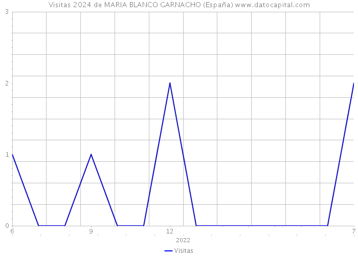 Visitas 2024 de MARIA BLANCO GARNACHO (España) 
