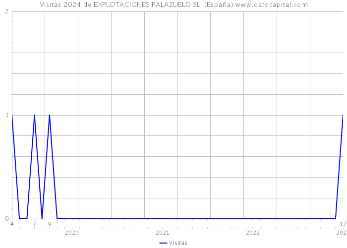 Visitas 2024 de EXPLOTACIONES PALAZUELO SL. (España) 