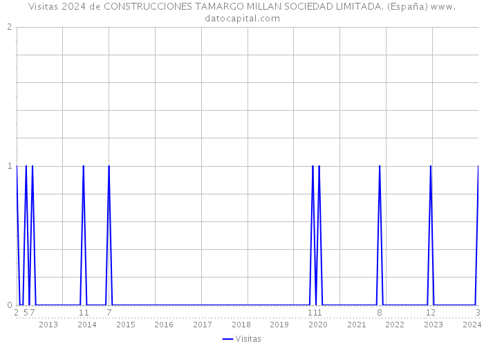 Visitas 2024 de CONSTRUCCIONES TAMARGO MILLAN SOCIEDAD LIMITADA. (España) 