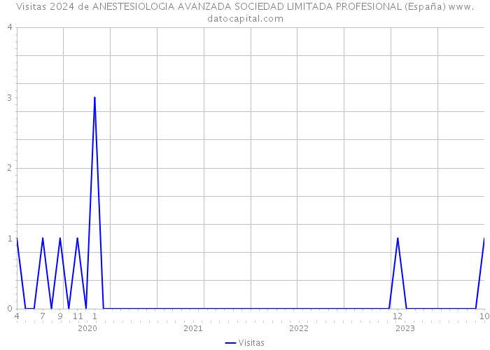 Visitas 2024 de ANESTESIOLOGIA AVANZADA SOCIEDAD LIMITADA PROFESIONAL (España) 