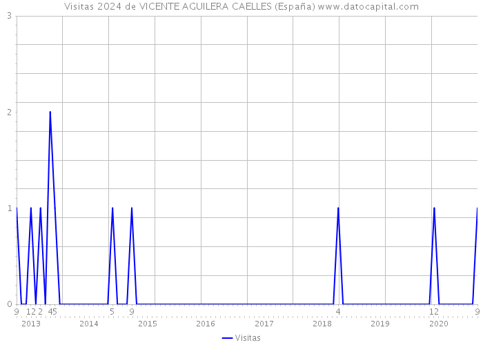Visitas 2024 de VICENTE AGUILERA CAELLES (España) 
