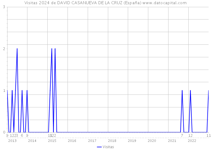 Visitas 2024 de DAVID CASANUEVA DE LA CRUZ (España) 