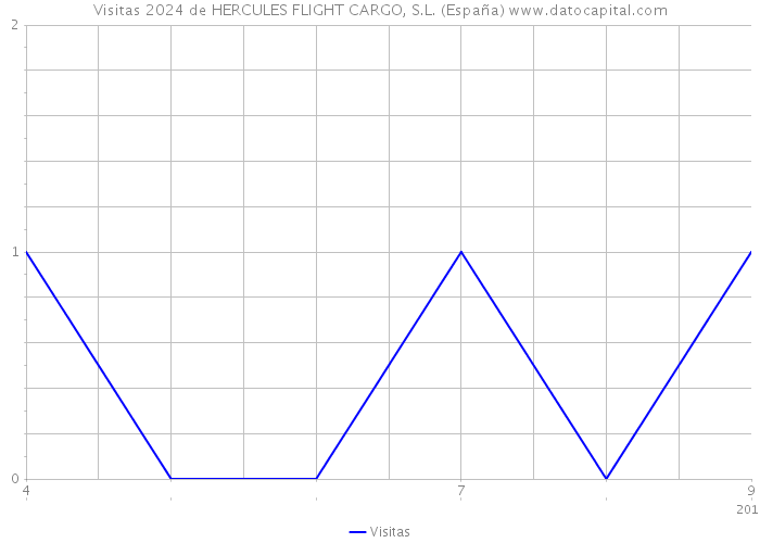 Visitas 2024 de HERCULES FLIGHT CARGO, S.L. (España) 