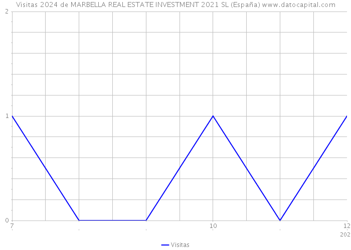 Visitas 2024 de MARBELLA REAL ESTATE INVESTMENT 2021 SL (España) 