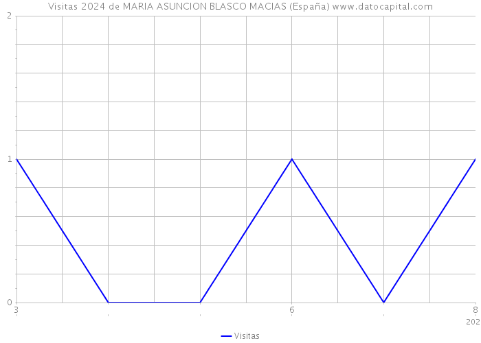 Visitas 2024 de MARIA ASUNCION BLASCO MACIAS (España) 