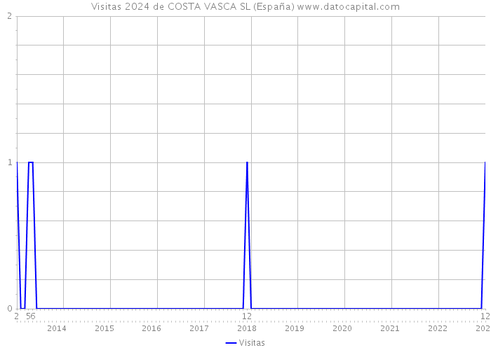 Visitas 2024 de COSTA VASCA SL (España) 
