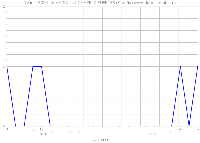 Visitas 2024 de MARIA LUZ CAMPELO FUERTES (España) 