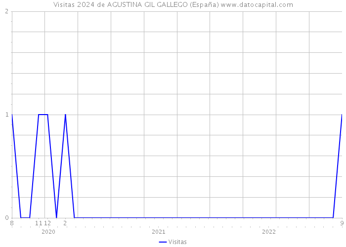 Visitas 2024 de AGUSTINA GIL GALLEGO (España) 