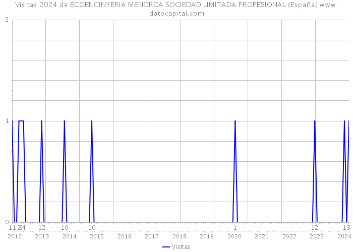 Visitas 2024 de ECOENGINYERIA MENORCA SOCIEDAD LIMITADA PROFESIONAL (España) 