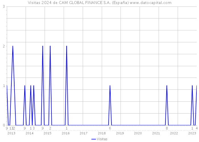 Visitas 2024 de CAM GLOBAL FINANCE S.A. (España) 