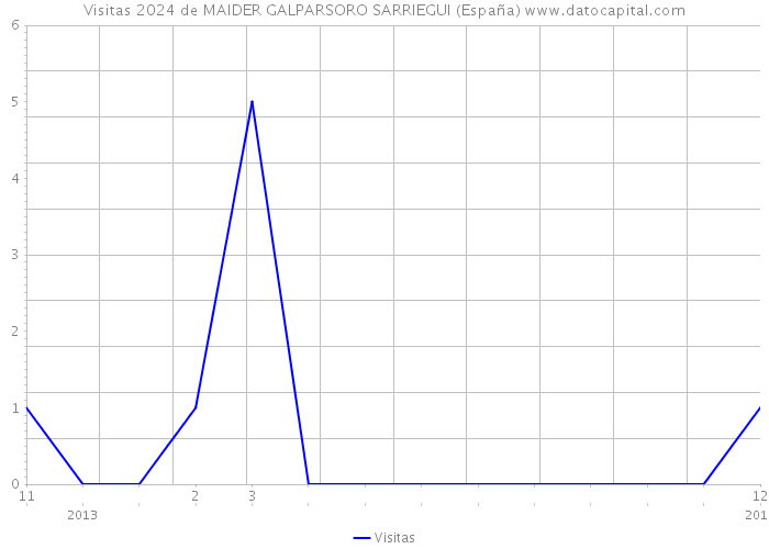Visitas 2024 de MAIDER GALPARSORO SARRIEGUI (España) 