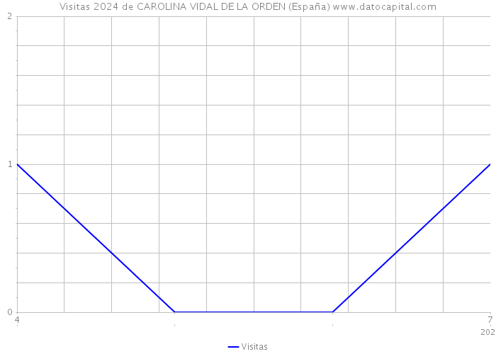 Visitas 2024 de CAROLINA VIDAL DE LA ORDEN (España) 
