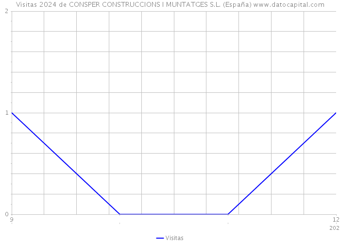 Visitas 2024 de CONSPER CONSTRUCCIONS I MUNTATGES S.L. (España) 