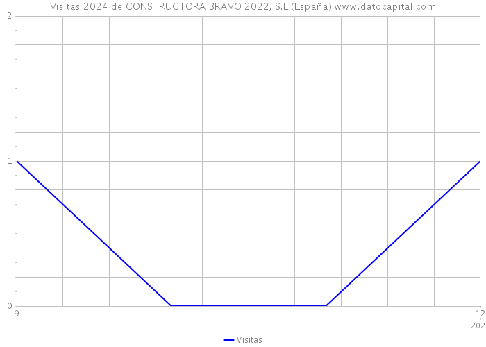 Visitas 2024 de CONSTRUCTORA BRAVO 2022, S.L (España) 