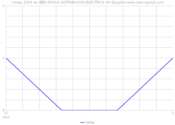 Visitas 2024 de IBER-DROLA DISTRIBUCION ELECTRICA SA (España) 