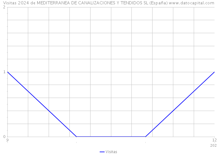Visitas 2024 de MEDITERRANEA DE CANALIZACIONES Y TENDIDOS SL (España) 