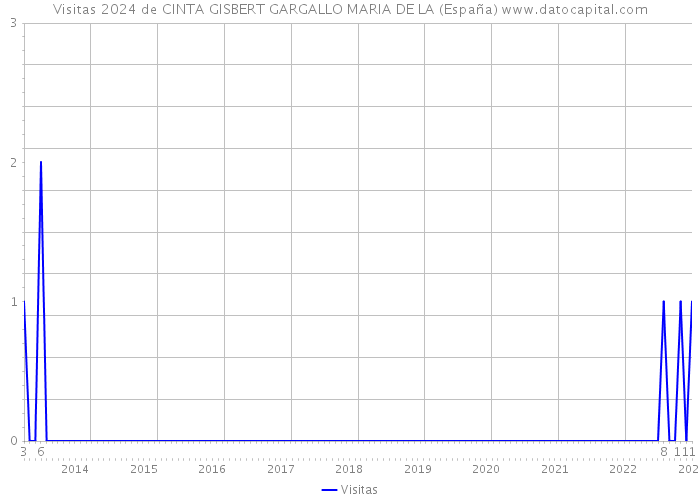 Visitas 2024 de CINTA GISBERT GARGALLO MARIA DE LA (España) 