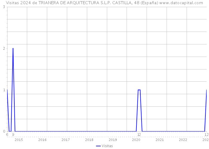 Visitas 2024 de TRIANERA DE ARQUITECTURA S.L.P. CASTILLA, 48 (España) 