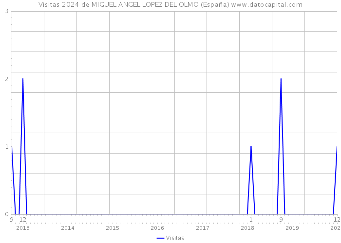 Visitas 2024 de MIGUEL ANGEL LOPEZ DEL OLMO (España) 