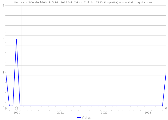 Visitas 2024 de MARIA MAGDALENA CARRION BREGON (España) 