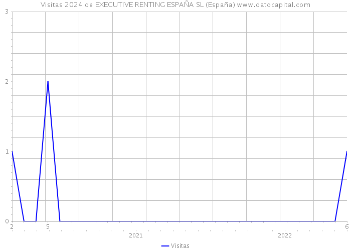 Visitas 2024 de EXECUTIVE RENTING ESPAÑA SL (España) 