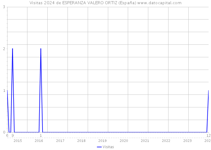Visitas 2024 de ESPERANZA VALERO ORTIZ (España) 