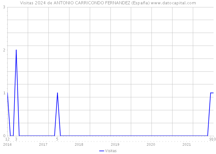 Visitas 2024 de ANTONIO CARRICONDO FERNANDEZ (España) 