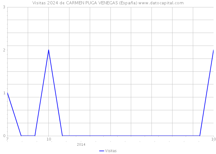 Visitas 2024 de CARMEN PUGA VENEGAS (España) 