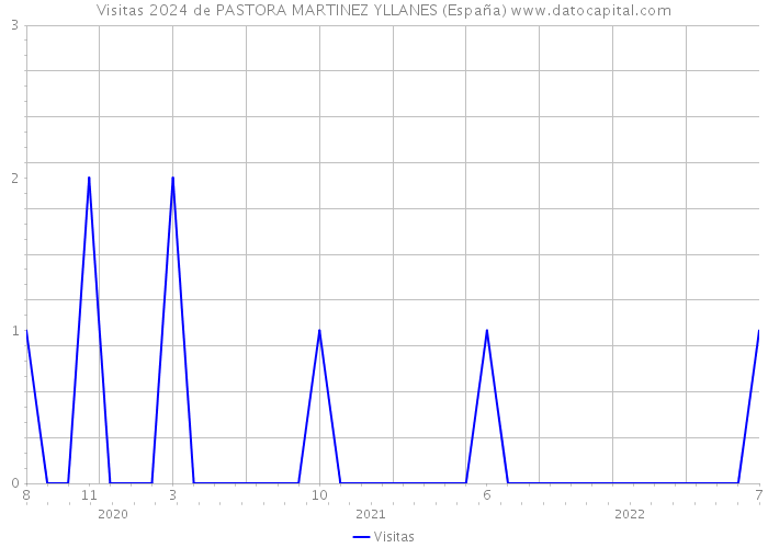 Visitas 2024 de PASTORA MARTINEZ YLLANES (España) 