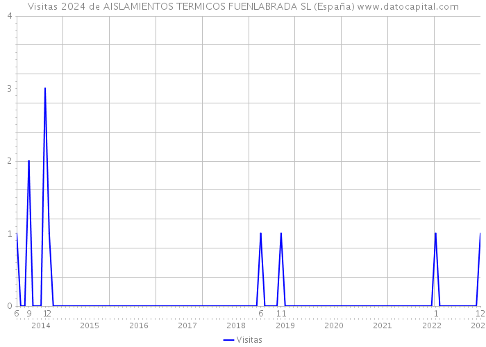 Visitas 2024 de AISLAMIENTOS TERMICOS FUENLABRADA SL (España) 