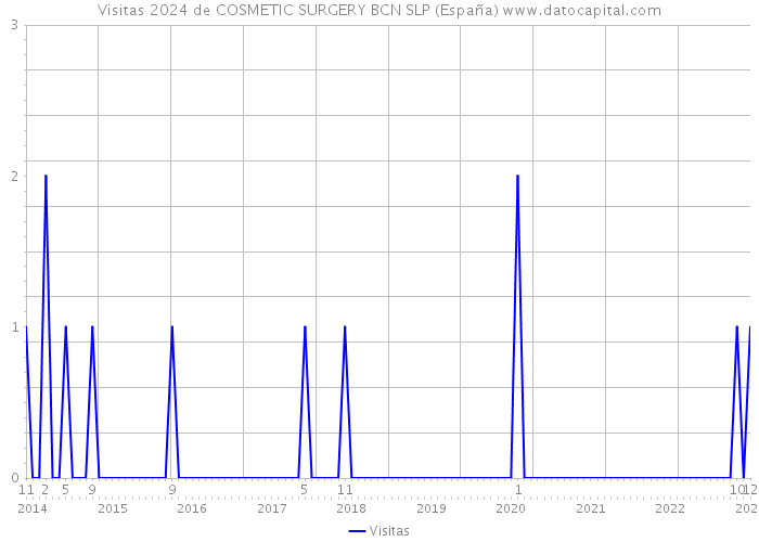 Visitas 2024 de COSMETIC SURGERY BCN SLP (España) 