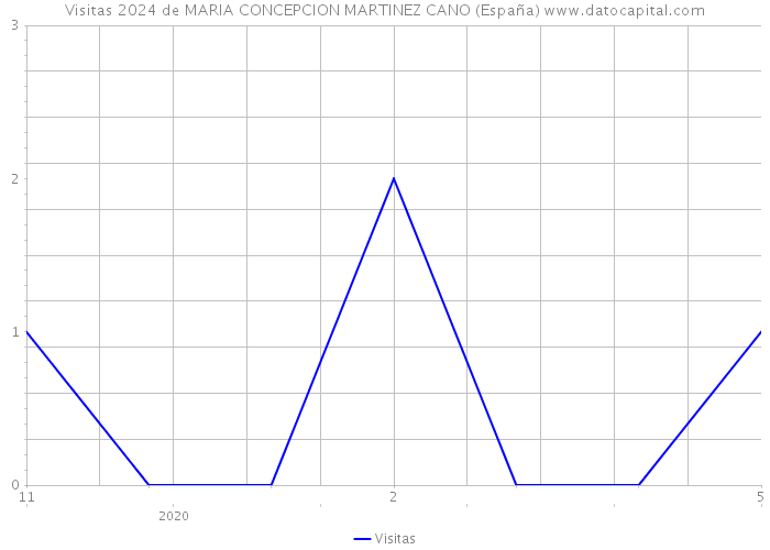 Visitas 2024 de MARIA CONCEPCION MARTINEZ CANO (España) 
