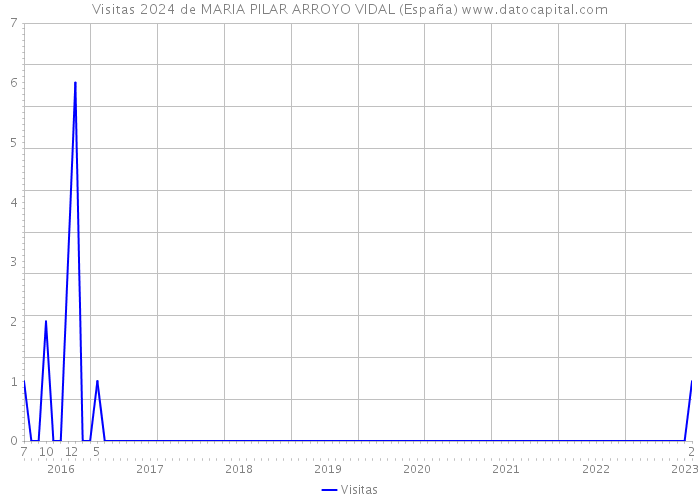 Visitas 2024 de MARIA PILAR ARROYO VIDAL (España) 
