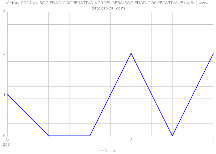 Visitas 2024 de SOCIEDAD COOPERATIVA AGROBUREBA SOCIEDAD COOPERATIVA (España) 