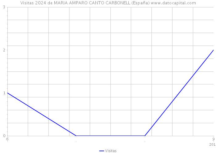 Visitas 2024 de MARIA AMPARO CANTO CARBONELL (España) 