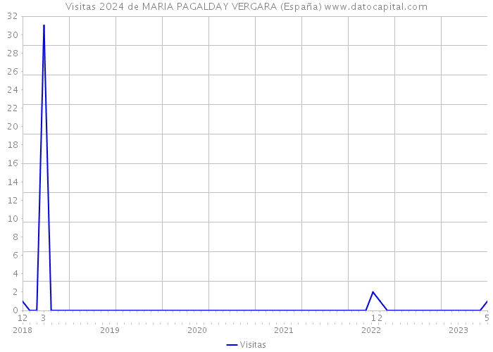 Visitas 2024 de MARIA PAGALDAY VERGARA (España) 