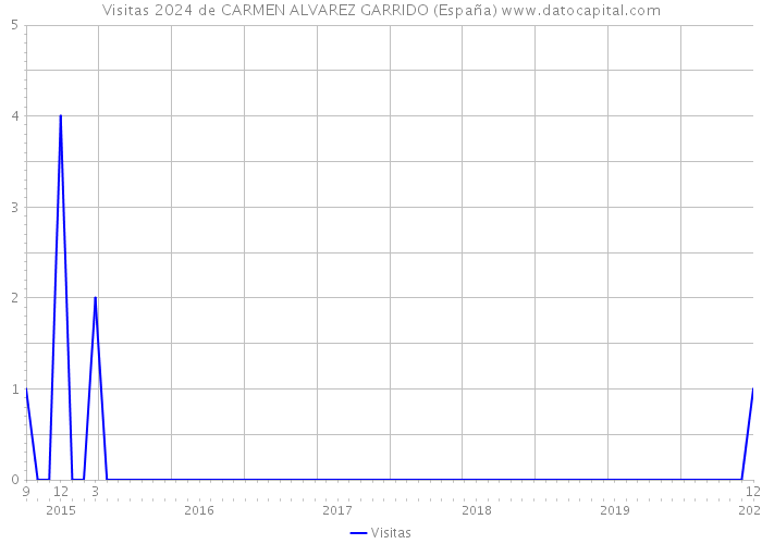Visitas 2024 de CARMEN ALVAREZ GARRIDO (España) 