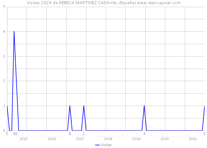 Visitas 2024 de REBECA MARTINEZ CADAVAL (España) 