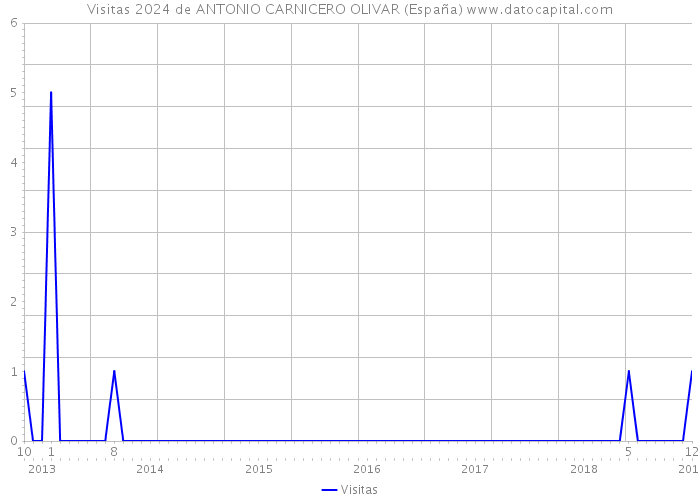 Visitas 2024 de ANTONIO CARNICERO OLIVAR (España) 