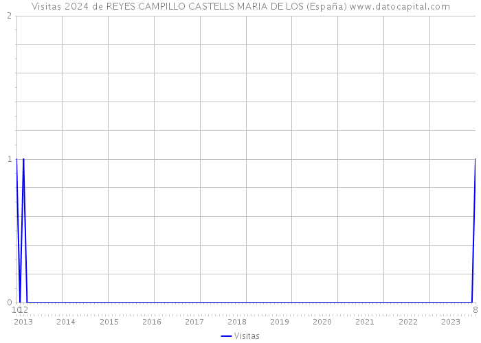 Visitas 2024 de REYES CAMPILLO CASTELLS MARIA DE LOS (España) 