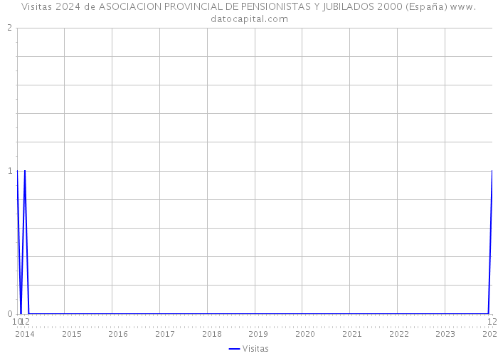 Visitas 2024 de ASOCIACION PROVINCIAL DE PENSIONISTAS Y JUBILADOS 2000 (España) 