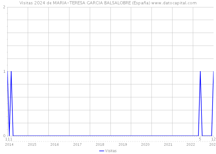 Visitas 2024 de MARIA-TERESA GARCIA BALSALOBRE (España) 
