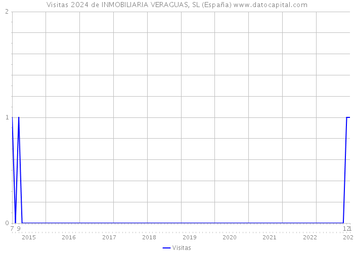 Visitas 2024 de INMOBILIARIA VERAGUAS, SL (España) 